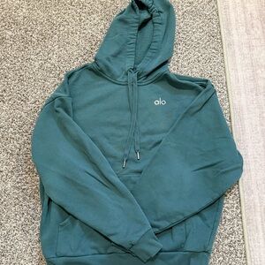 ALO Yoga Men's Teal Hoodie
